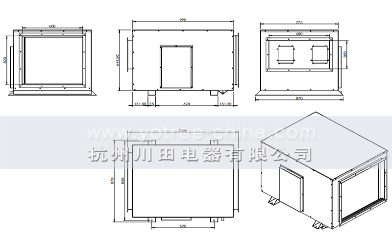 7、YCD-10S  吊顶除湿机 安装尺寸图.jpg